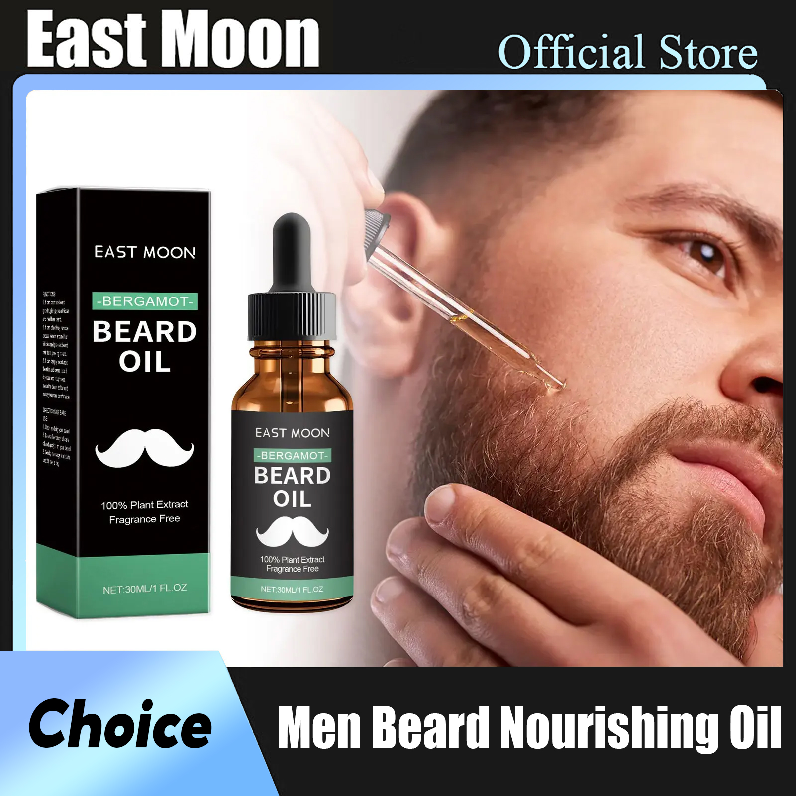 Hair Growth Serum Oil - Men Beard Nourishing Oil Trim Care