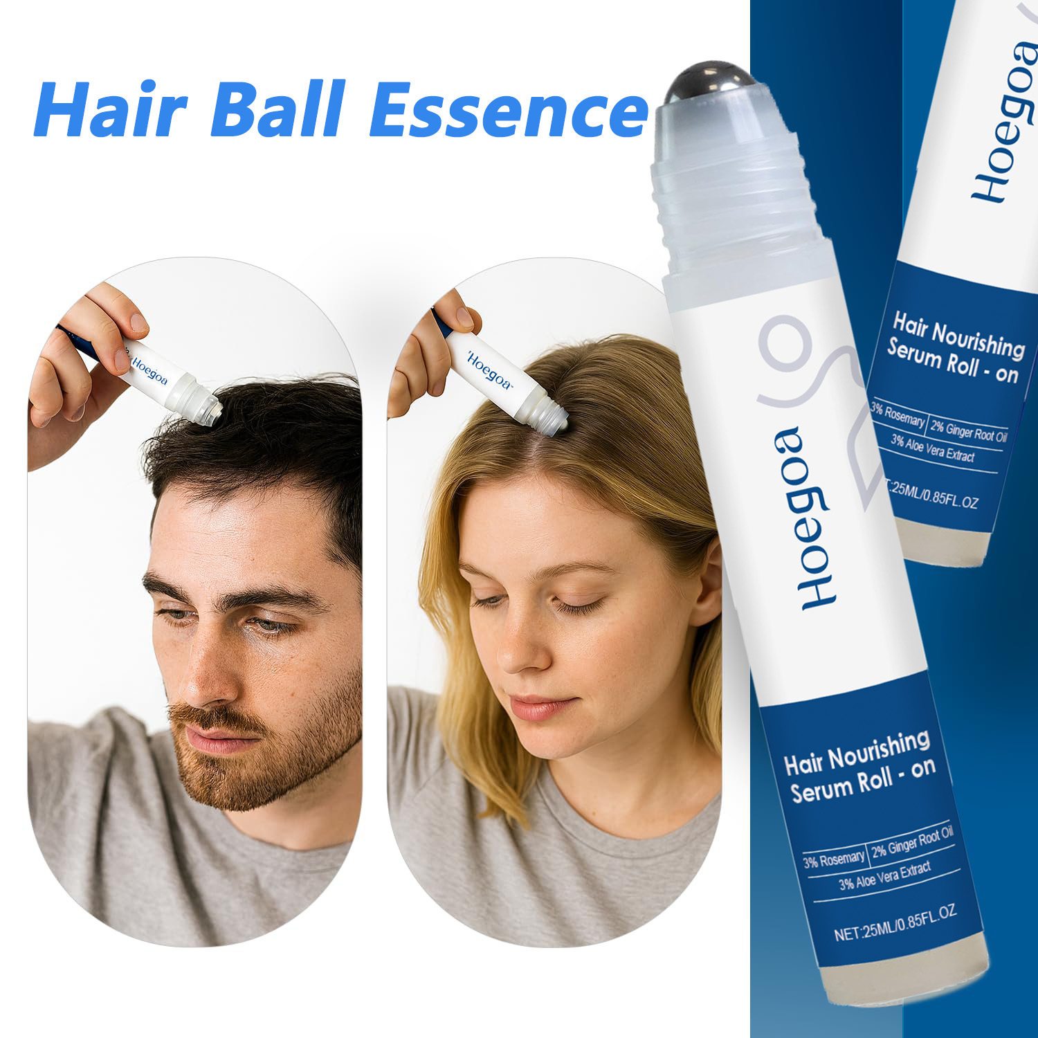 Hair Care Normal - Rosemary Hair Nourishing Serum Roll-on Growth