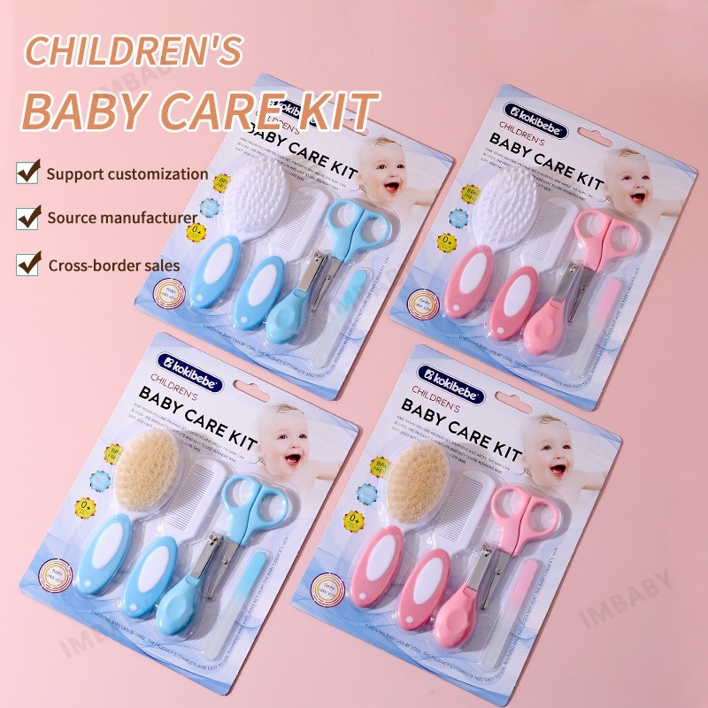 Hair Care Kit - IMBABY 5Pcs Newborn Baby Grooming Care