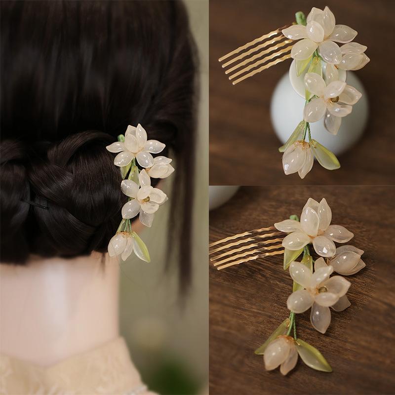 1Pcs Cool Jade Orchid Flower H - Hair Care Japanese recension och pris