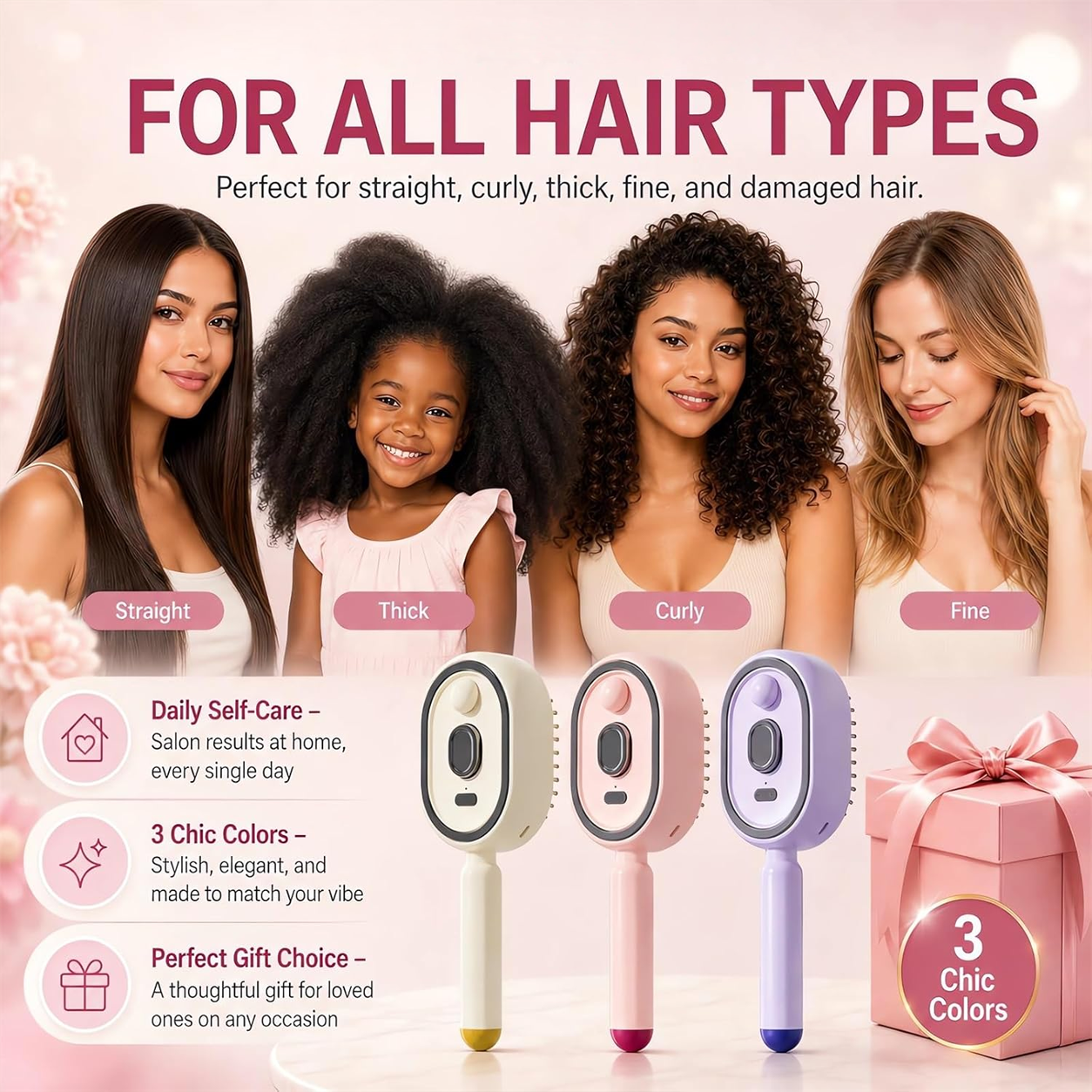 Portable Rechargeable Steaming - Hair Care Essence Oil Spray recension och pris