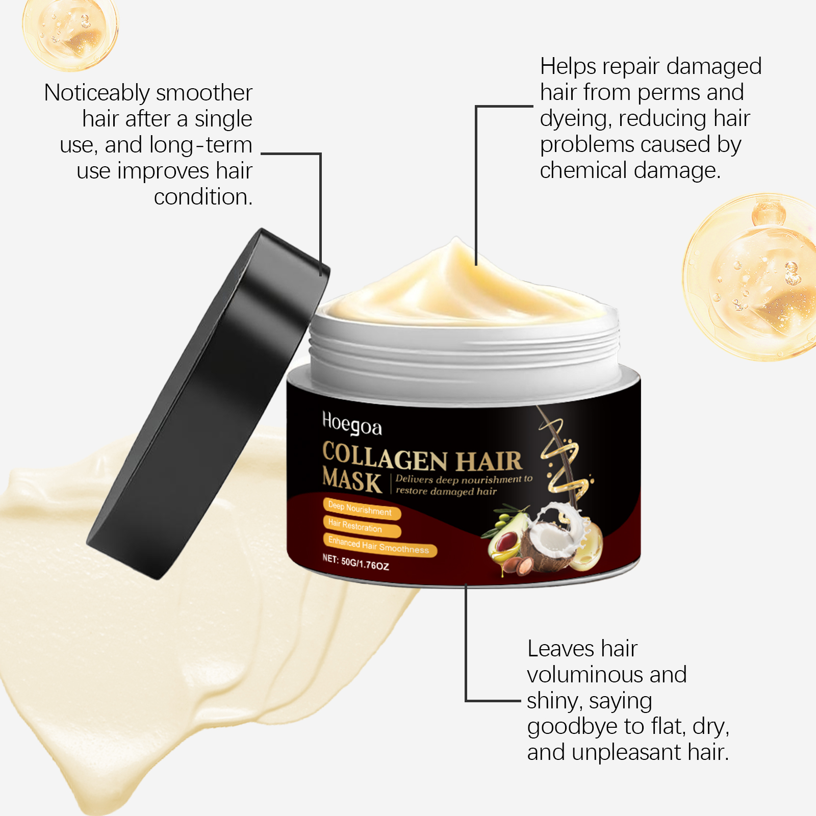 Hoegoa 50g Hair Moisturizing M - Hair Care Normal recension och pris