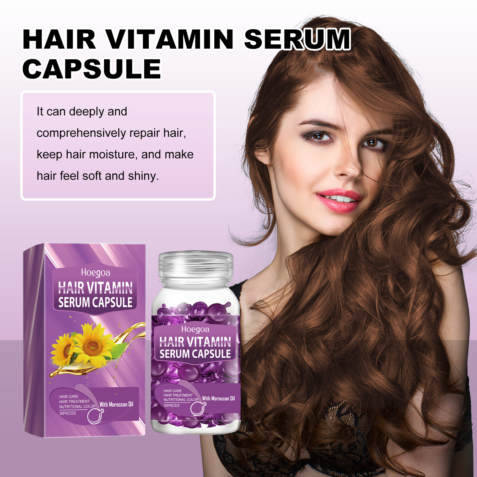 Vitamin Hair Essential Oil Cap - Hair Growth Serum Oil recension och pris