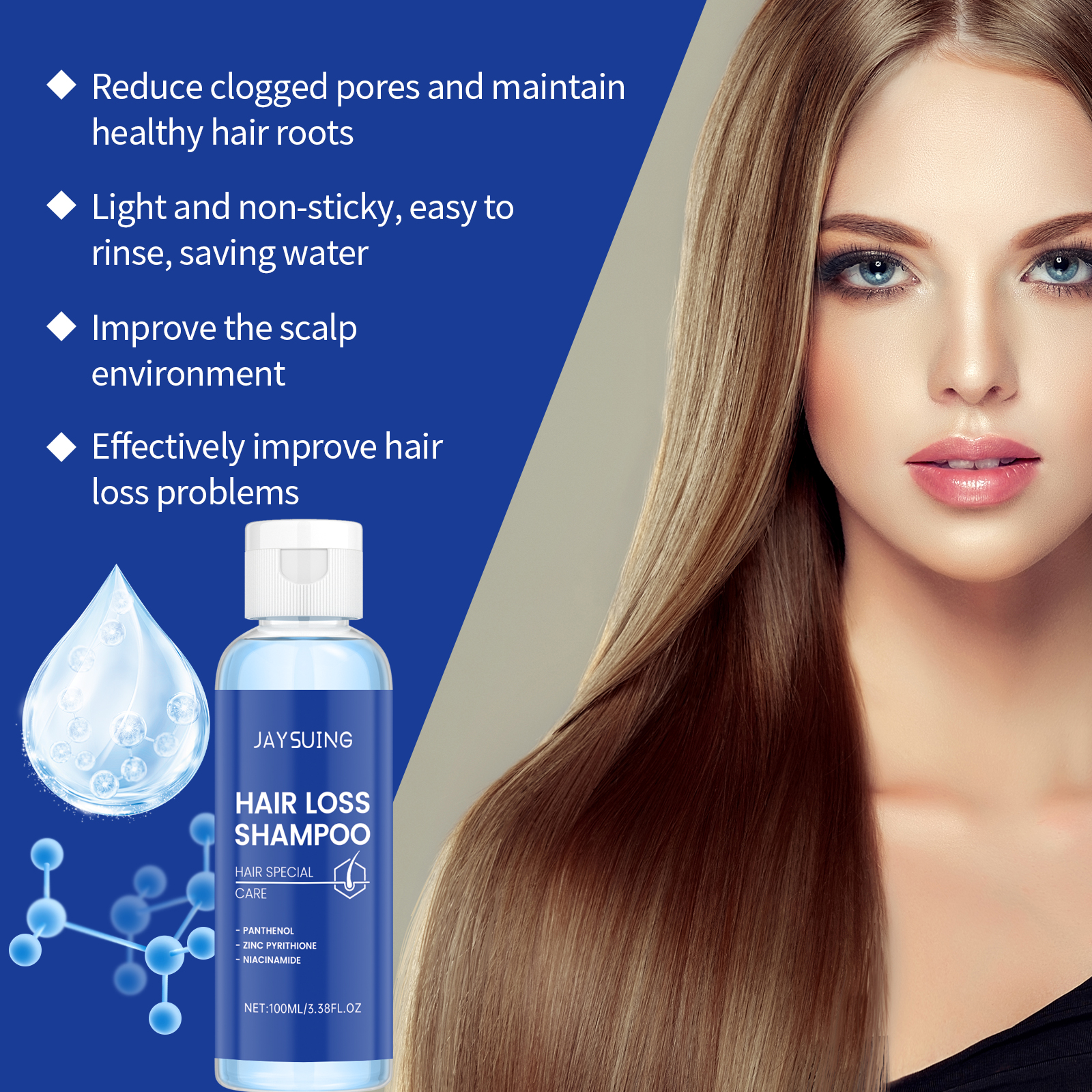 Copper Peptide Shampoo Hair Gr - Hair Growth Serum Oil recension och pris