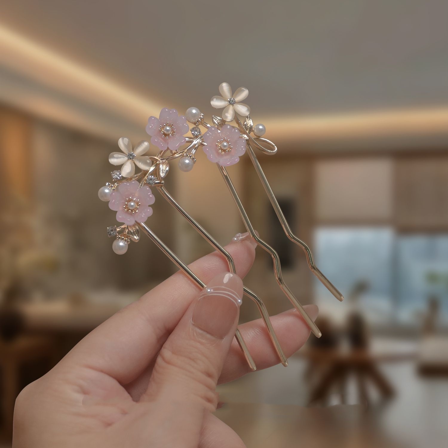 High-End Rhinestone Hair Styli - Hair Care Japanese recension och pris