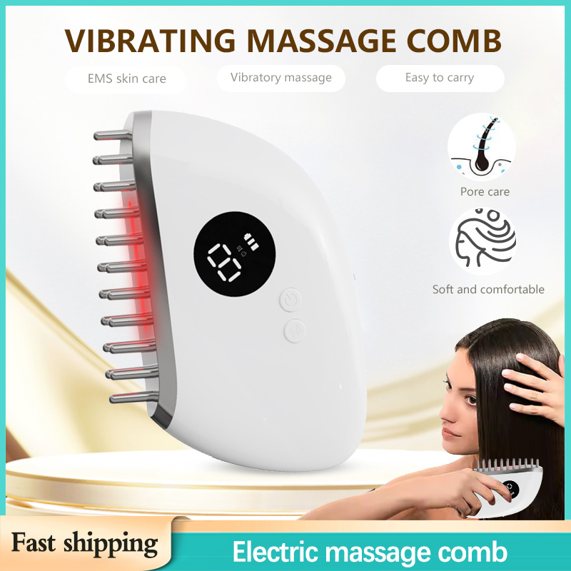 Electric Hair Growth Comb Red  - Hair Care Growth recension och pris