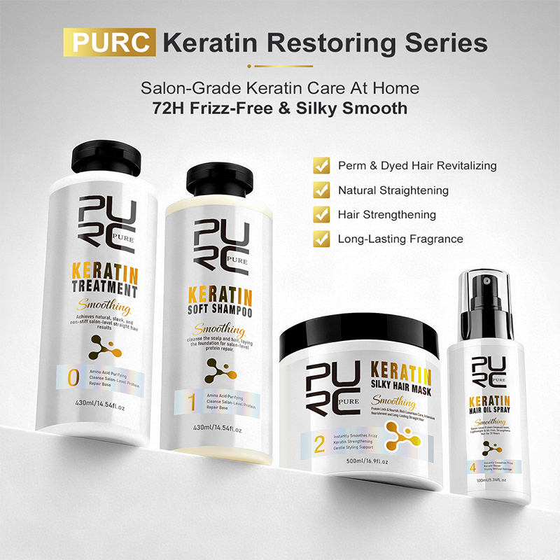 PURC Keratin Treatment Hair Ca - Hair Care Kit recension och pris