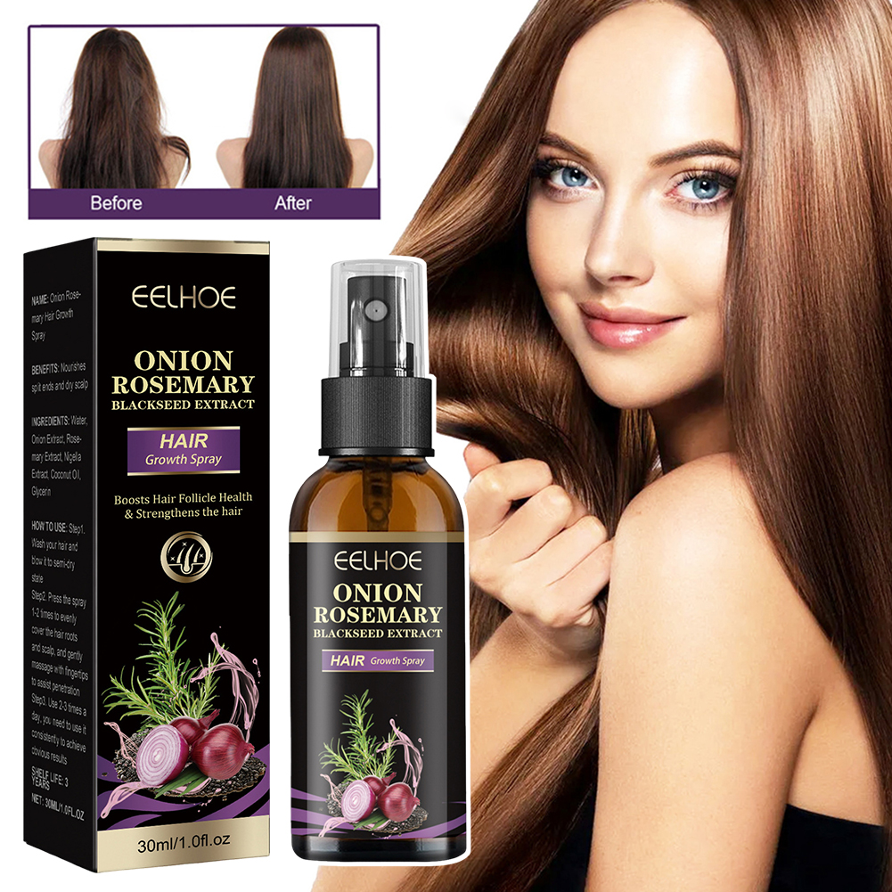 30ml Onion Rosemary Hair Growt - Hair Care Essence Oil Spray recension och pris