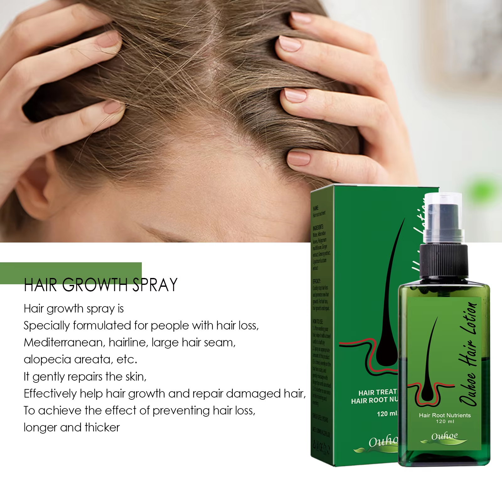 Hair Growth Spray Anti Hair Lo - Hair Growth Serum Oil recension och pris