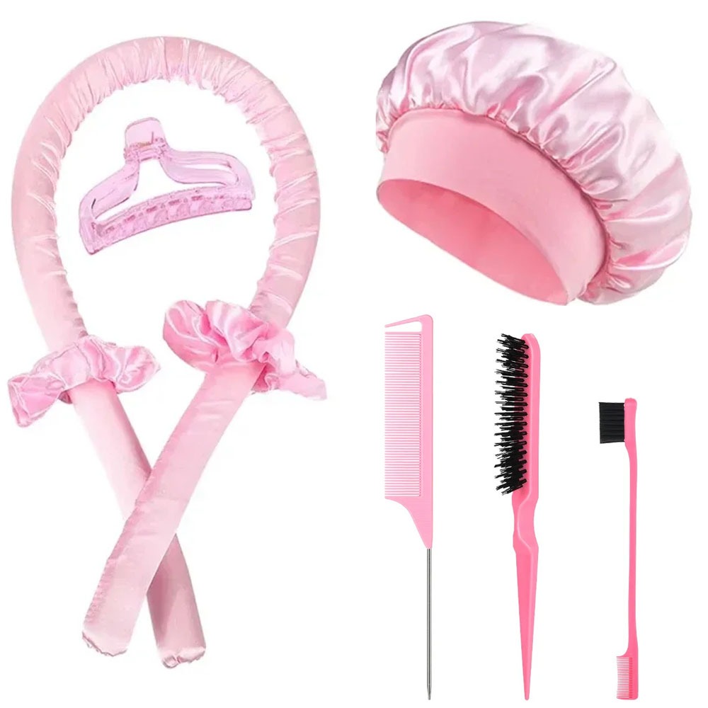 No-Heat Curling Iron Set Night - Hair Care Kit recension och pris