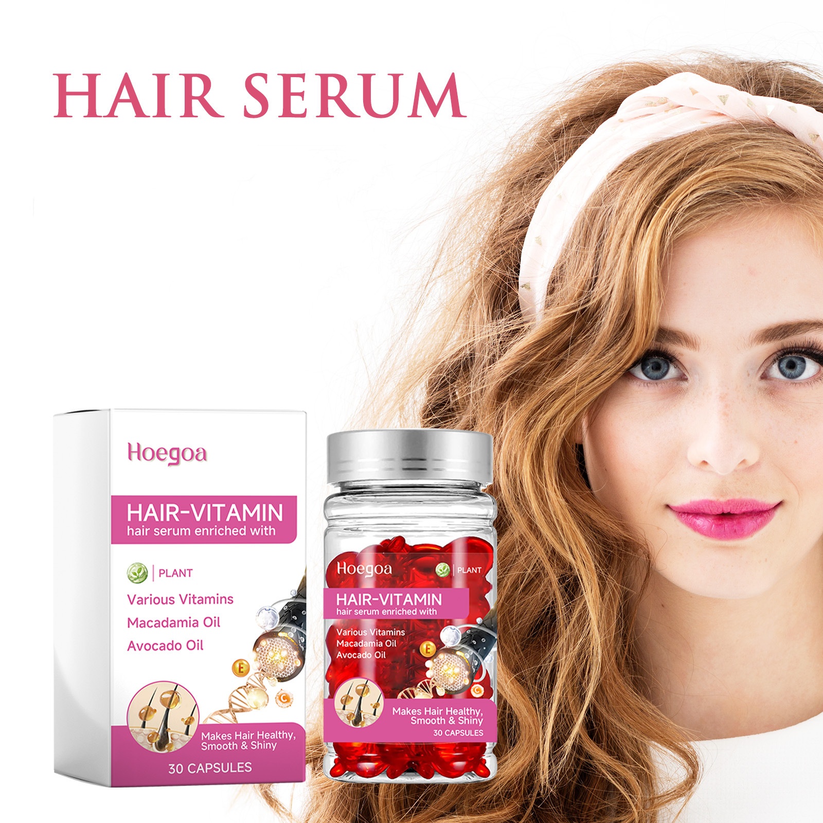 Vitamin Hair Growth Serum Caps - Hair Growth Serum Oil recension och pris