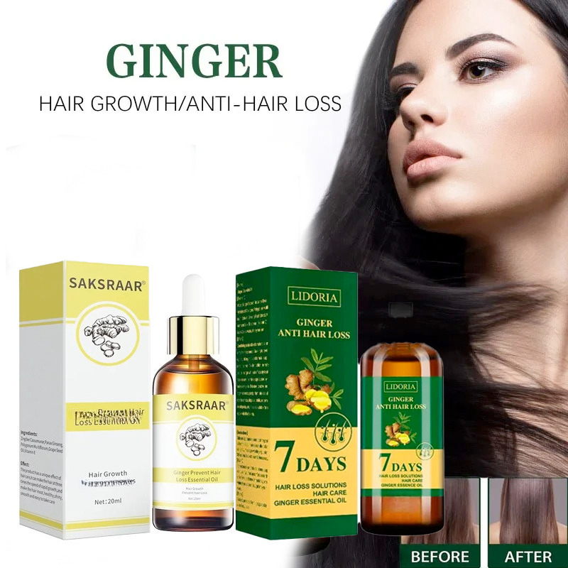 Ginger Hair Growth Products Fa - Hair Care Essence Oil Spray recension och pris