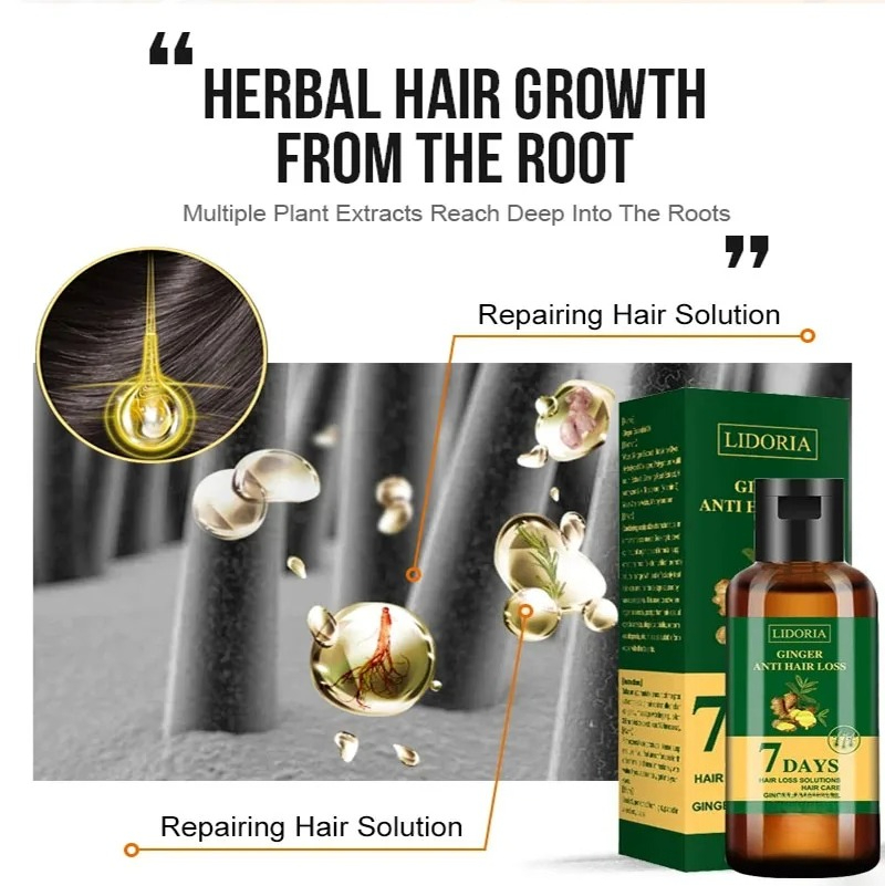Ginger Hair Growth Products Fa - Hair Care Essence Oil Spray recension och pris