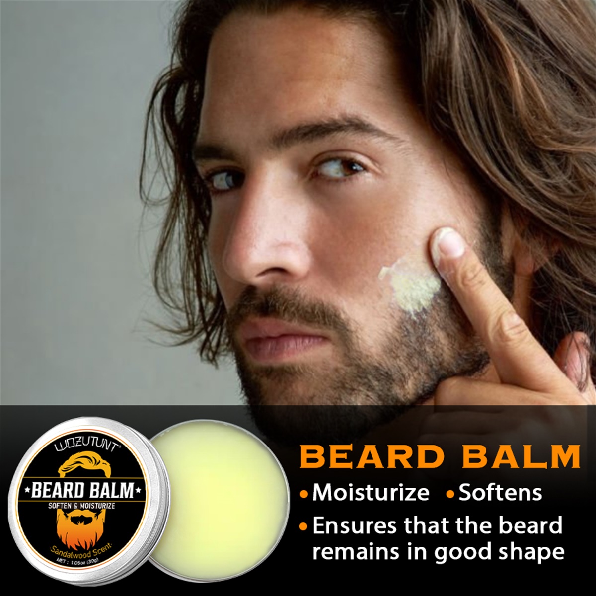 Beard Wash Moustache Balm and  - Hair Care Kit recension och pris