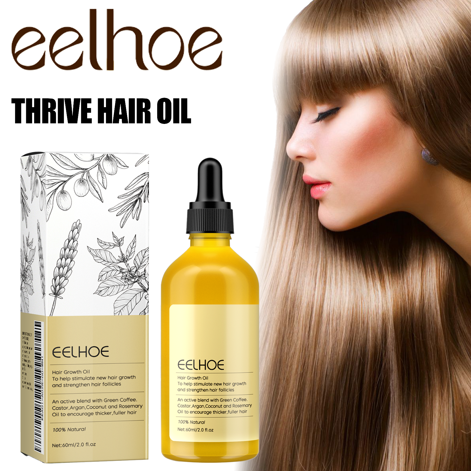 Rosemary Hair Growth Oil 60ml  - Hair Care Growth recension och pris