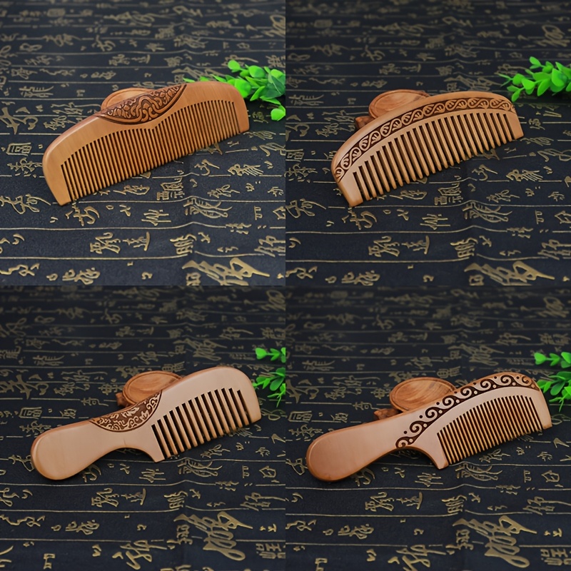 4Pcs set of walnut handle wood - Hair Care Normal recension och pris