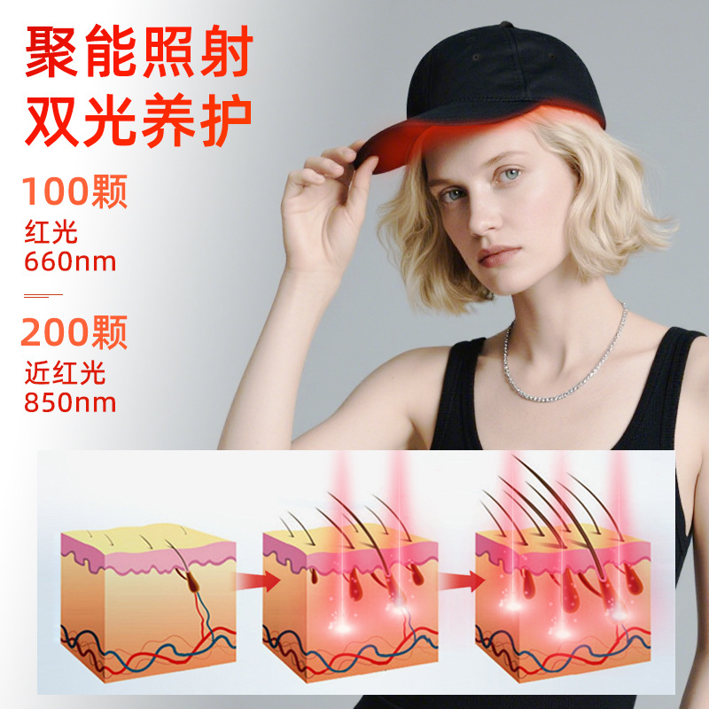 LED Red Light Hair Care Cap -  - Hair Care Growth recension och pris