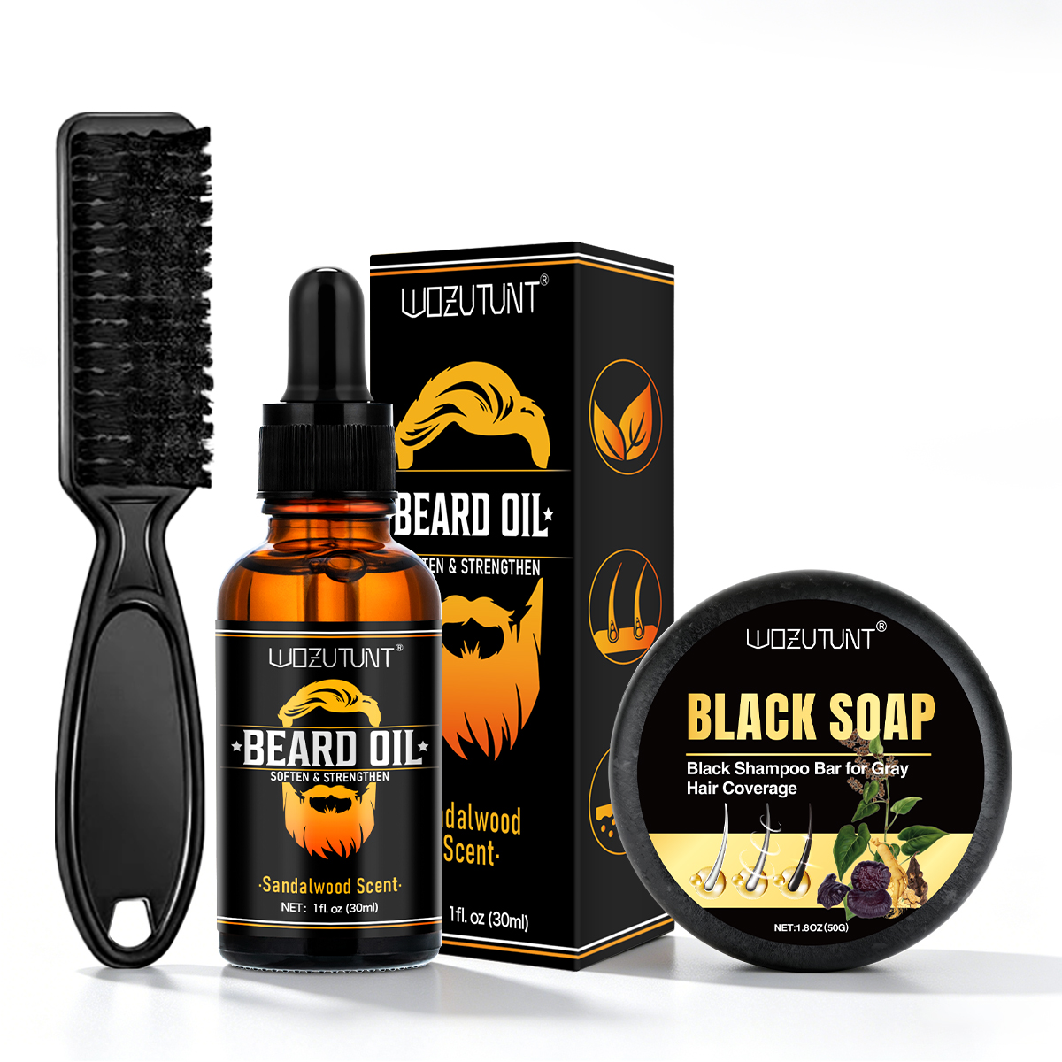Men Beard Moisturizing Cleansi - Hair Care Kit recension och pris