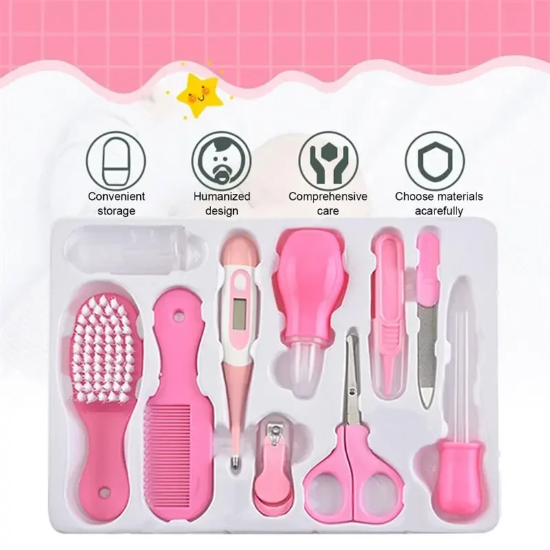 10PCS Baby Nail Trimmer Care S - Hair Care Kit recension och pris