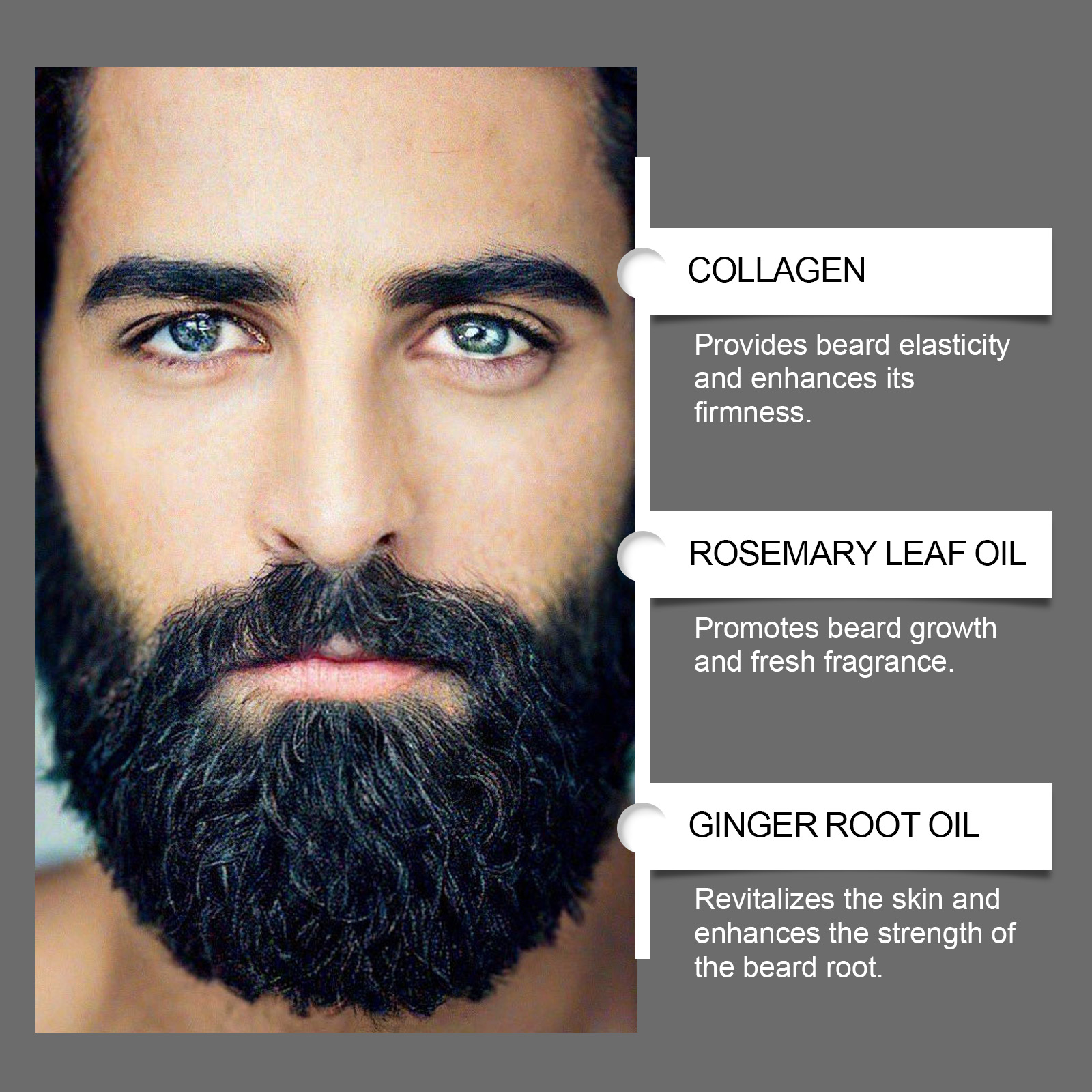 Beard Care Essential Oil Deep  - Hair Growth Serum Oil recension och pris